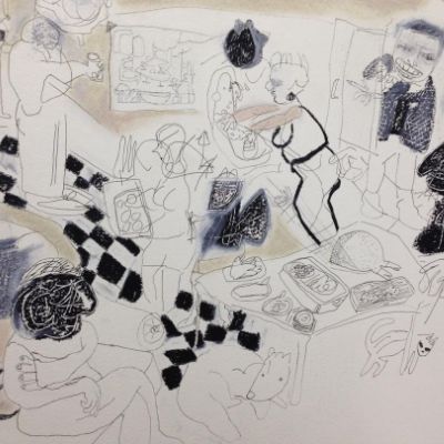 Alia Shawkat drawing. 